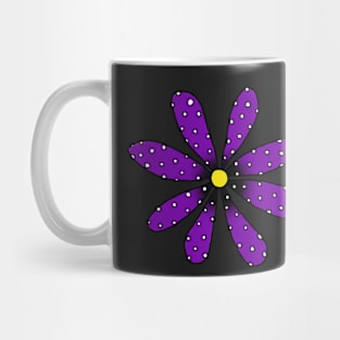 Purple FLower Power Mug